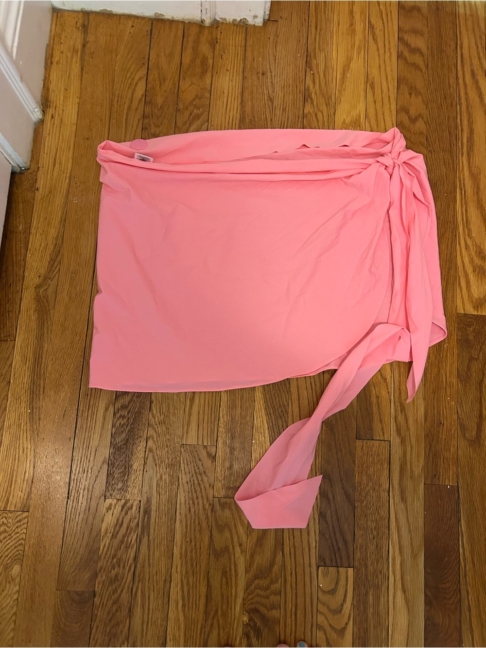 Hunza G Women’s Pink Swim Sarong Cover-Up